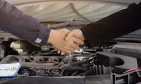 エンジン始動＆お支払い